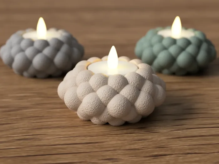 Bubble Tealight Candle Holder