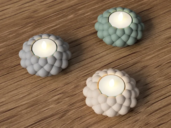 Bubble Tealight Candle Holder - Image 2