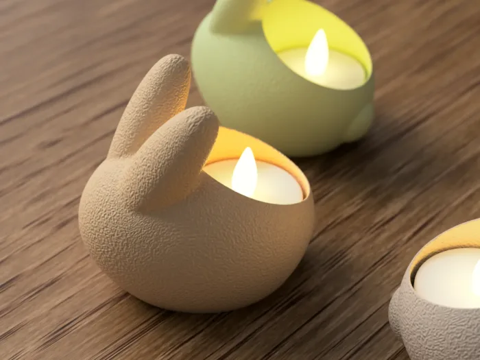 Easter Bunny Tealight Candle Holder