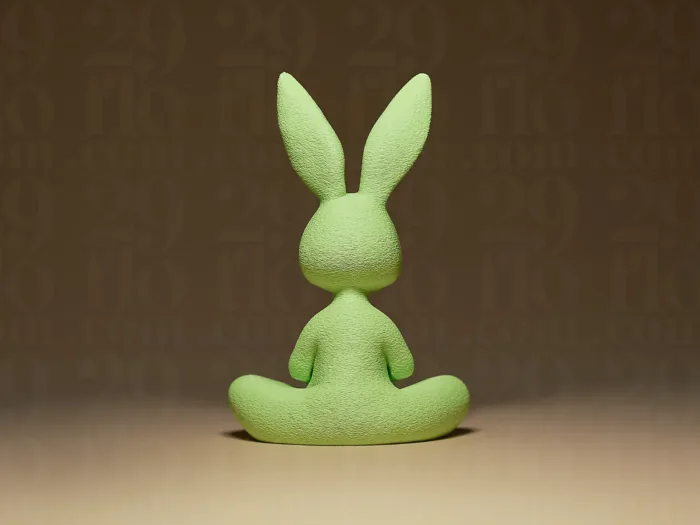 Meditating Bunny Figurine - Image 4
