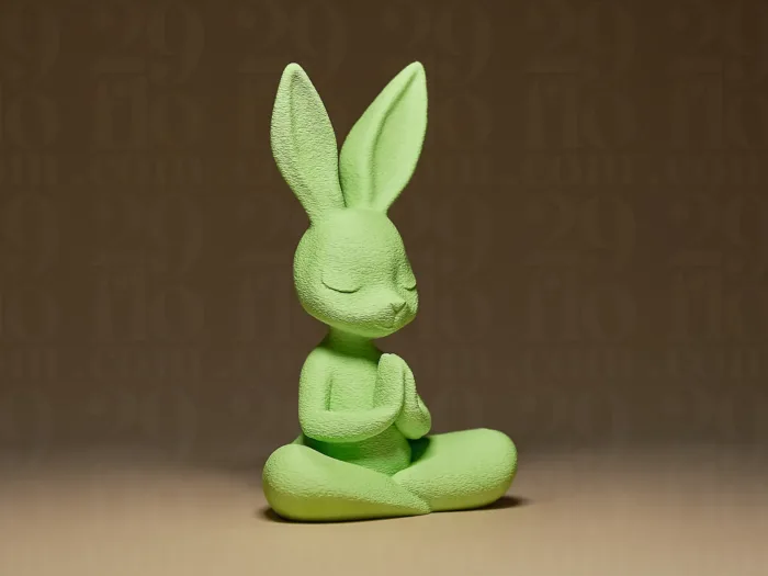 Meditating Bunny Figurine